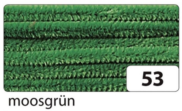 folia Chenilledraht (Pfeifenputzer), moosgrün