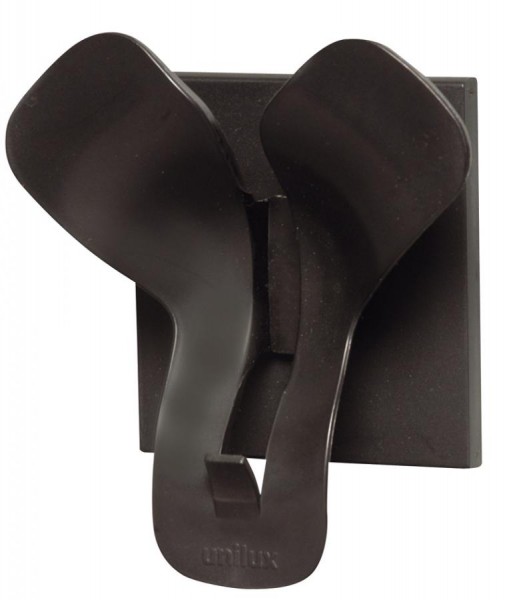 UNiLUX Garderobenhaken ´TRIO´, 1 Haken, Farbe: schwarz