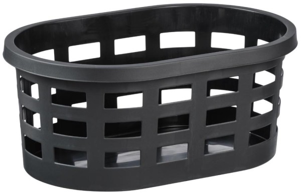 plast team Wäschekorb BOSTON, 36,8 Liter, schwarz