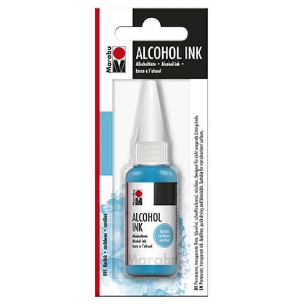 Marabu permanente Tinte Alcohol Ink, aquagrün, 20 ml