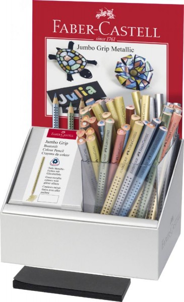 FABER-CASTELL Dreikant-Buntstift Jumbo GRIP, im Display