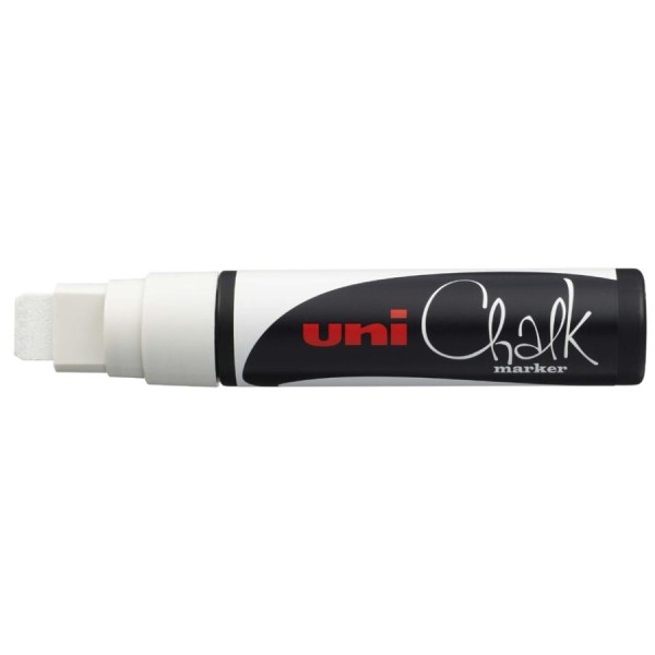 uni-ball Kreidemarker Chalk PWE-17K, weiß, Keilspitze