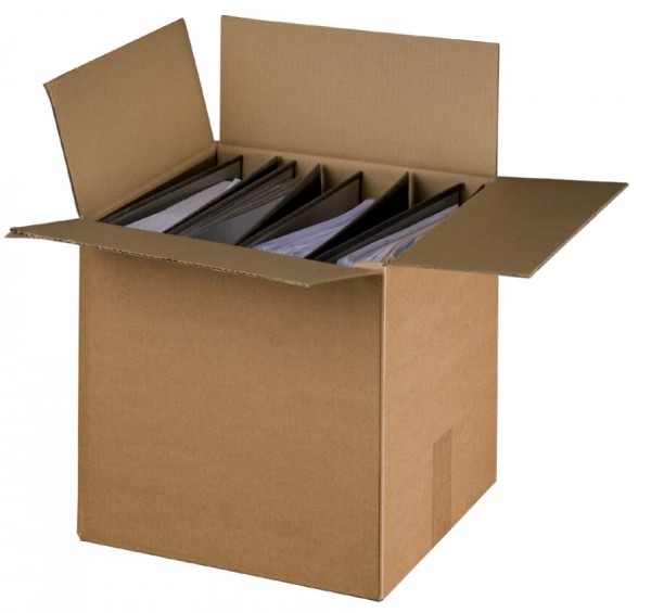 smartboxpro Ordner-Versandkarton, braun, für 4-5 Ordner