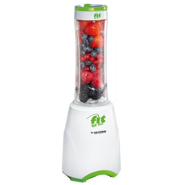 SEVERIN Smoothie-Maker SM 3735 ´Mix & Go´, weiß / grün