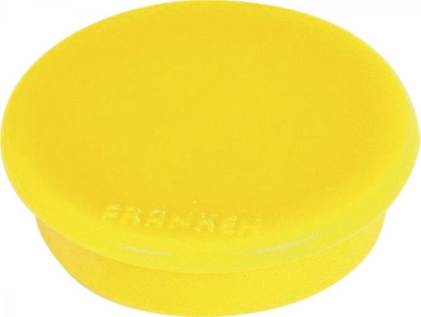 FRANKEN Haftmagnet, Haftkraft: 2.500 g, Durchm. 38 mm, gelb