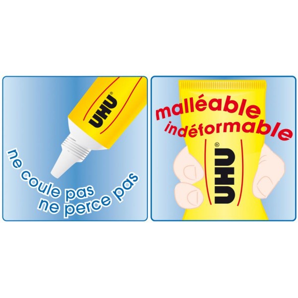 UHU Colle universelle FLEX + CLEAN liquide, 20 g