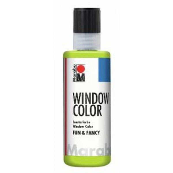 Marabu Window Color ´fun & fancy´, 80 ml, reseda (gelbgrün)