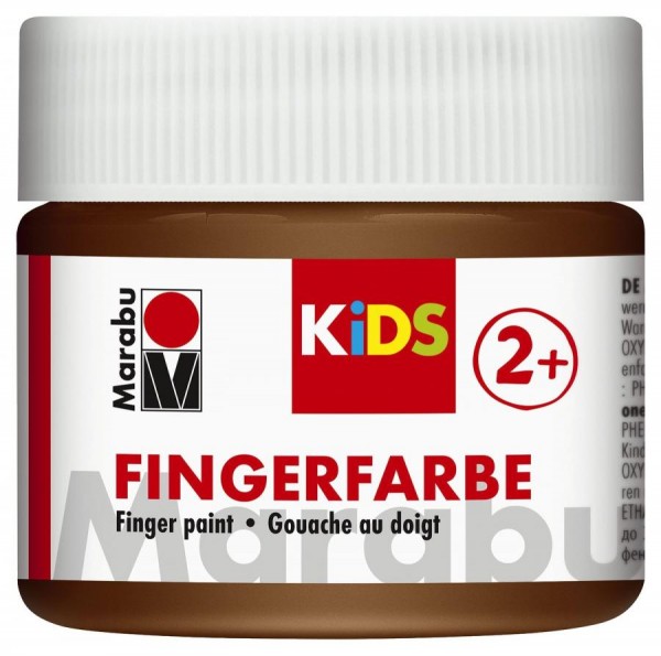 Marabu KiDS Fingerfarbe, 100 ml, braun 285