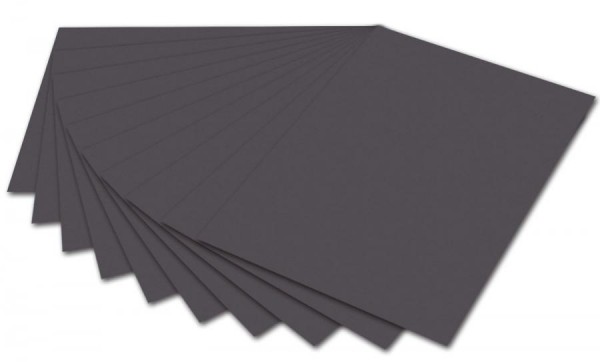 folia Fotokarton, DIN A4, 300 g/qm, anthrazit