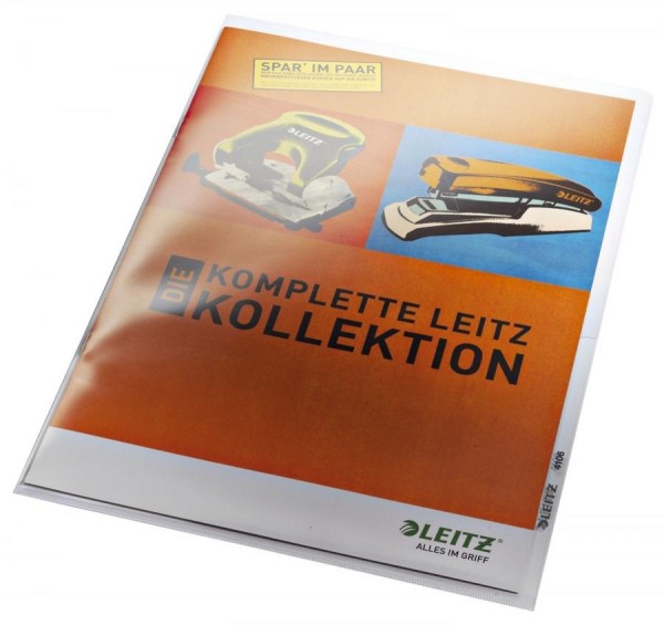 LEITZ Sichthülle Premium, A4, PVC, glasklar, 0,15 mm