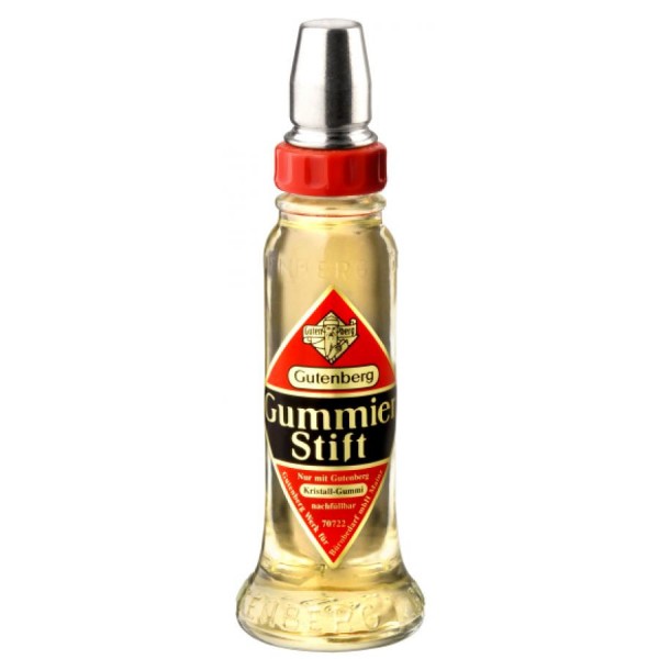 Gutenberg Klebstoff Gummierstift, 56 g, Glasflasche