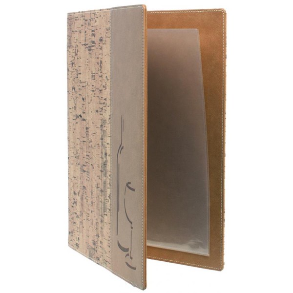 Securit Weinkarte DESIGN CORK, DIN A4, beige