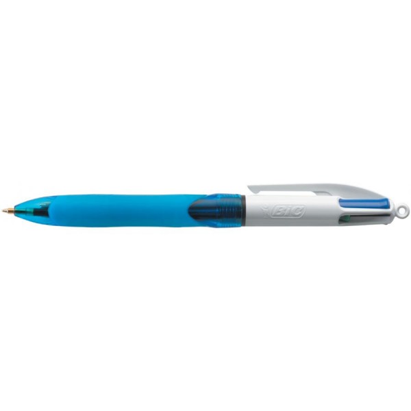 BIC Druckkugelschreiber 4Colours Grip, Strichstärke: 0,32 mm