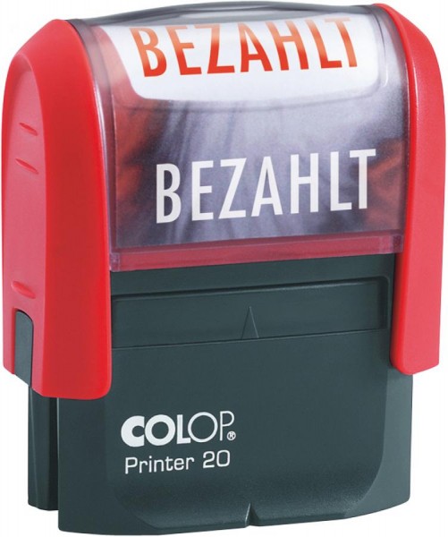 COLOP Textstempel Printer 20 ´ERLEDIGT´, mit Textplatte