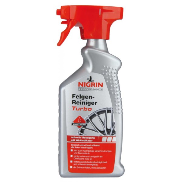 NIGRIN Performance Felgen-Reiniger Turbo, 500 ml Doppelpack