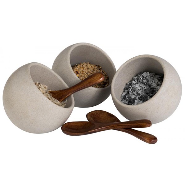 APS Servierset MOON, 6-teilig, grau