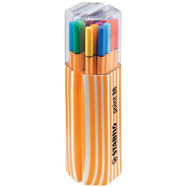 STABILO Fineliner point 88, 20er Twin-Pack