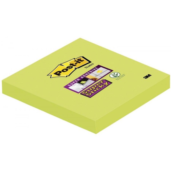 Post-it Haftnotizen Super Sticky Notes, 76 x 76 mm, lindgrün