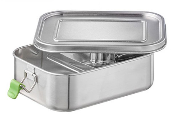 APS Lunchbox "XL", aus mattiertem Edelstahl, 1,4 Liter