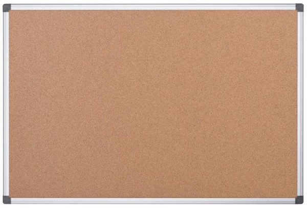 Bi-Office Korktafel ´Maya´, 600 x 450 mm, Aluminiumrahmen