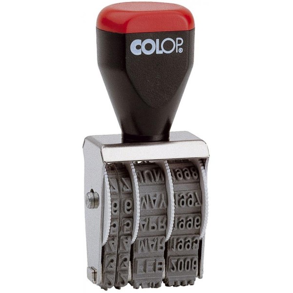 COLOP Datumstempel 04000, Monate in Buchstaben