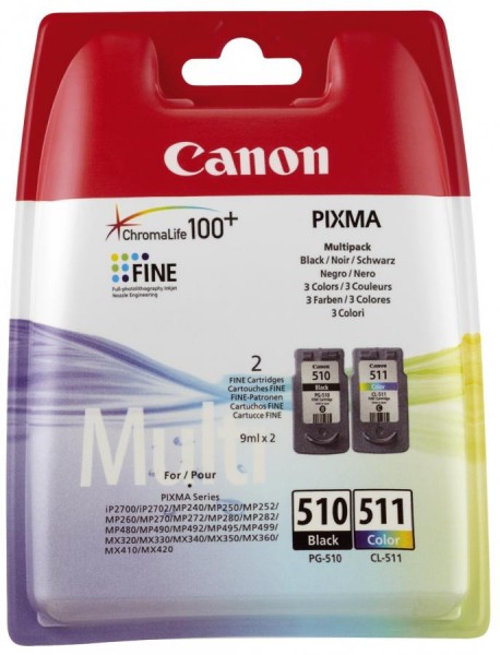 Original Multipack für Canon Pixma MP260/MP240,