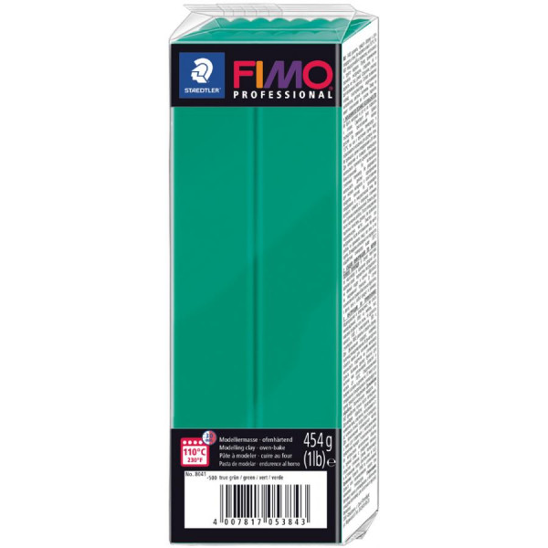 FIMO PROFESSIONAL Modelliermasse, reingrün, 454 g