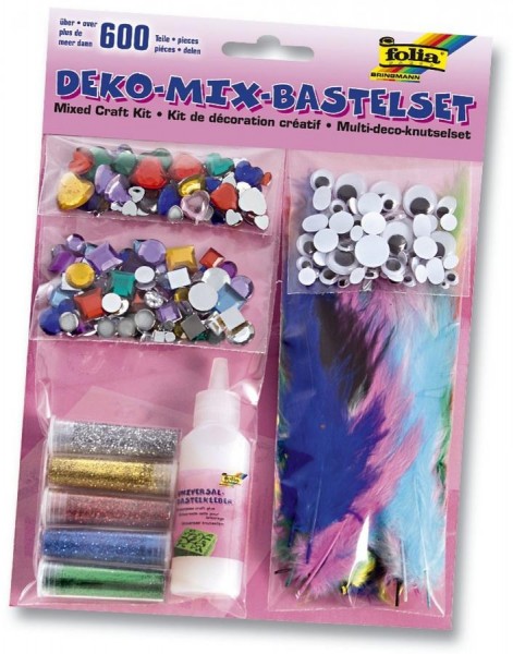 folia Deko-Mix-Bastelset, über 600 Teile