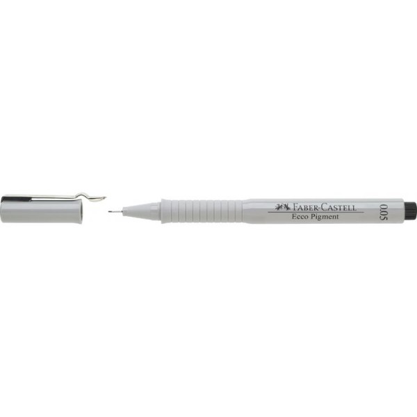 FABER-CASTELL Pigmentliner ECCO PIGMENT 0,2 mm, schwarz