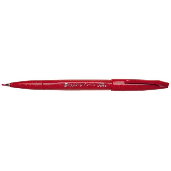 PentelArts Faserschreiber Brush Sign Pen, rot