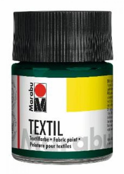 Marabu Textilfarbe ´Textil´, dunkelgrün, 50 ml, im Glas