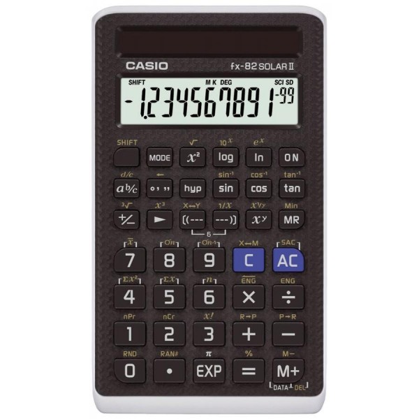 CASIO Schulrechner Modell FX-82 SolarII, Solarbetrieb