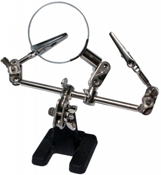LogiLink Montageständer ´3te Helfende Hand´, mit Lupe