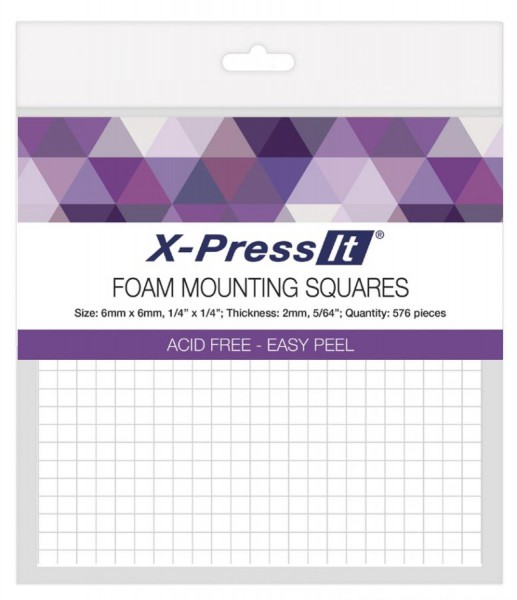 transotype X-Press It Montage-Schaumklebequadrate, 12 mm