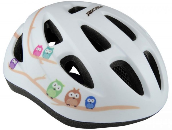 FISCHER Kinder-Fahrrad-Helm ´Eule´, Größe: S/M