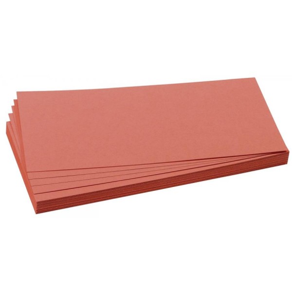 FRANKEN Moderationskarte, Rechteck, 205 x 95 mm, rot