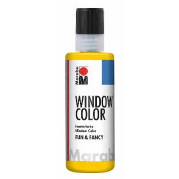 Marabu Window Color ´fun & fancy´, 80 ml, gelb
