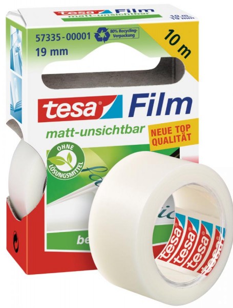tesa Film, matt-unsichtbar, 19 mm x 33 m