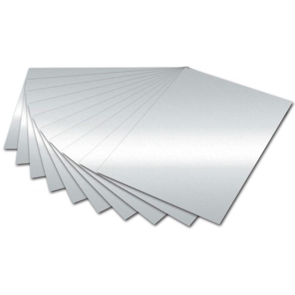 folia Fotokarton, DIN A4, 300 g/qm, silber glänzend