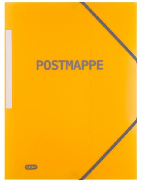 ELBA Postmappe, DIN A4, PP, transparent-gelb