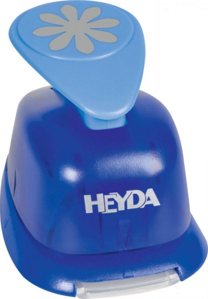 HEYDA Motivstanzer ´Herz´, groß, Farbe: blau