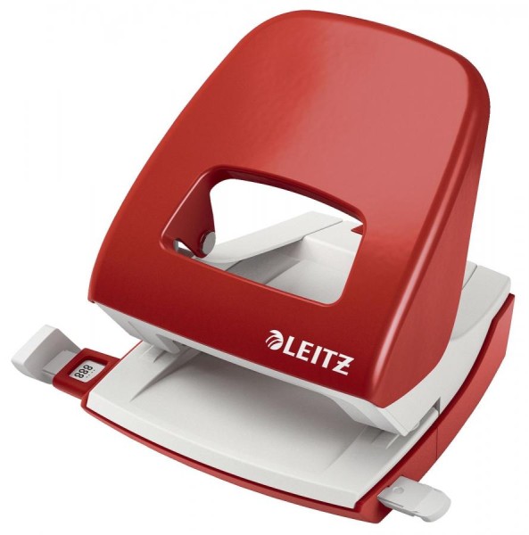 LEITZ Locher Nexxt 5008, Stanzleistung: 30 Blatt, rot
