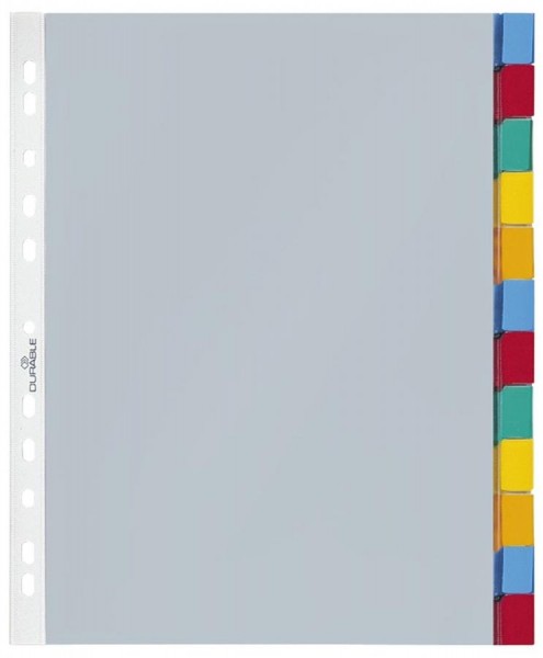 DURABLE Hüllenregister, 12-teilig, 1 - 12, Jan. - Dez.