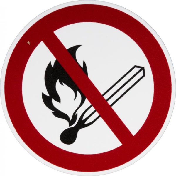smartboxpro Hinweisschild ´Feuer, offenes Licht verboten´