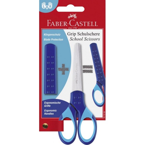 FABER-CASTELL Schulschere GRIP, blau