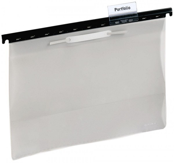 DURABLE Hängehefter, DIN A4, grau, 60 mm Vollsichtreiter