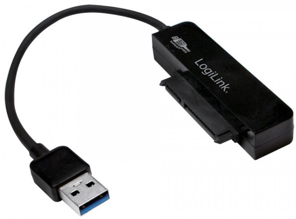 LogiLink USB 3.0 - 2,5´ SATA Adapterkabel, schwarz