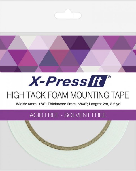transotype X-Press It Montage-Schaumklebeband, 6 mm x 2 m