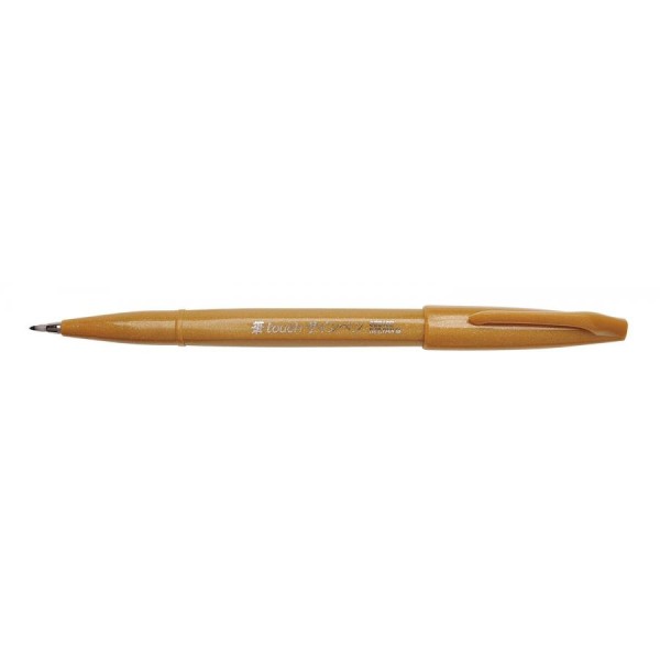 PentelArts Faserschreiber Brush Sign Pen SES 15, ocker