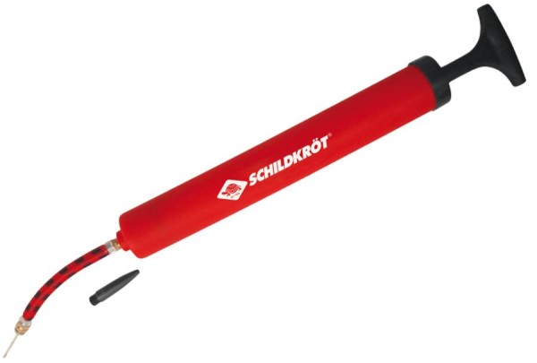SCHILDKRÖT Ballpumpe, Länge: 300 mm, rot